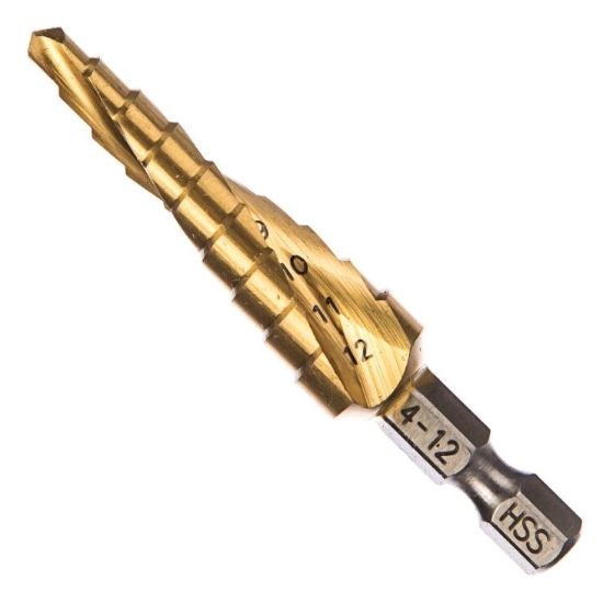 Сверло шаговое, ступенчатое 4-12мм Makita D-40179