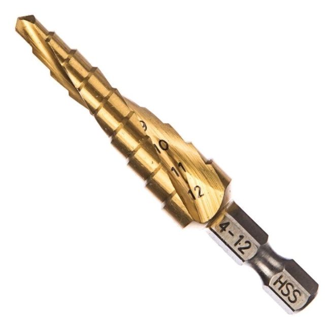 Сверло шаговое, ступенчатое 4-12мм Makita D-40179