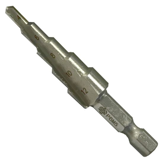 Сверло шаговое, ступенчатое  4-12мм ВиЗ 5016001