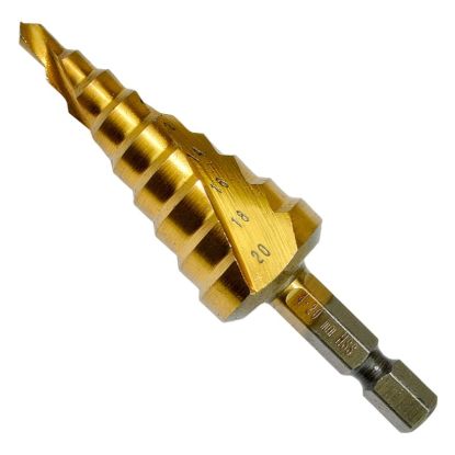 Сверло шаговое, ступенчатое 4-20мм HSS TiN Makita D-40185