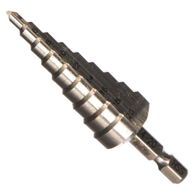 Сверло шаговое, ступенчатое 4-20мм Makita D-40098