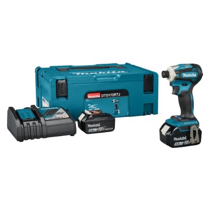Изображение Шуруповерт с ударом аккумуляторный Makita DTD172RTJ