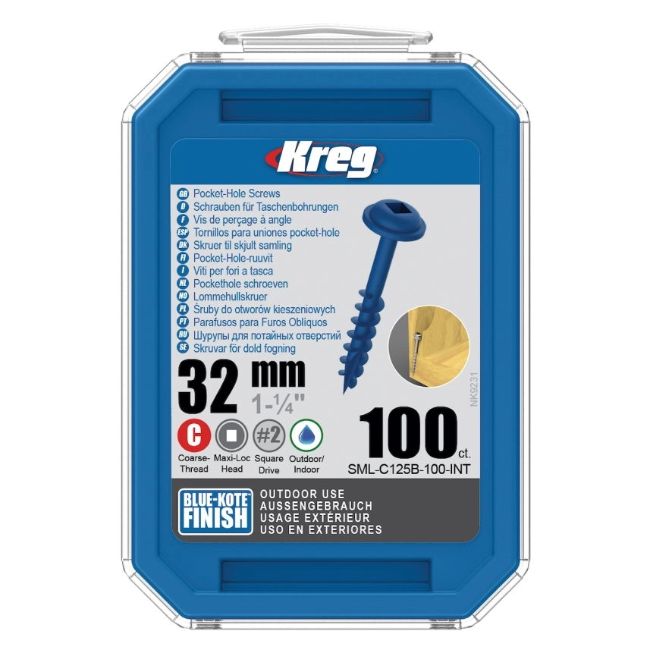 Изображение Шурупы с крупной резьбой Kreg SML-C125B-100