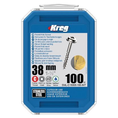 Изображение Шурупы с крупной резьбой Kreg арт.SML-C150S5-100