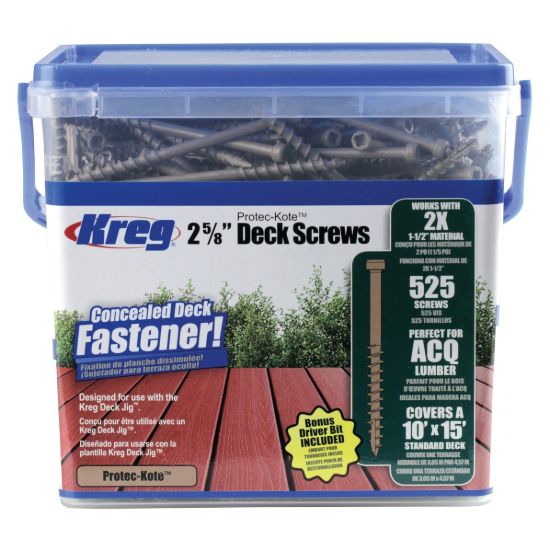 Изображение Шурупы с крупным шагом Kreg арт.SDK-C262W-525