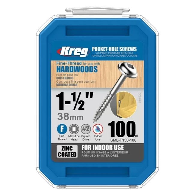 Изображение Шурупы с мелкой резьбой Kreg SML-F150-100