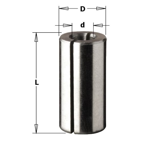 Изображение Втулка переходная для фрез 6мм CMT 799.260.00