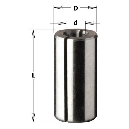 Изображение Втулка переходная для фрез 8мм CMT 799.380.00