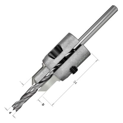 Зенкер регулируемый D=11-15*34мм CMT 521.001.11