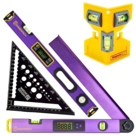 Изображение для категории Уровни, линейки,  угольники и угломеры