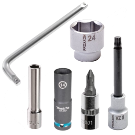 Изображение для категории Головки торцевые, воротки, трещетки и адаптеры