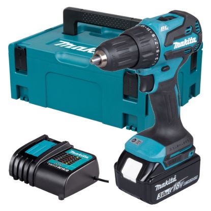 Изображение Дрель-шуруповерт с ударом аккумуляторная Makita DHP490SF1J