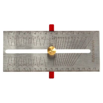 Изображение Шаблон для разметки ящичных шипов 180мм Woodwork MGR-001