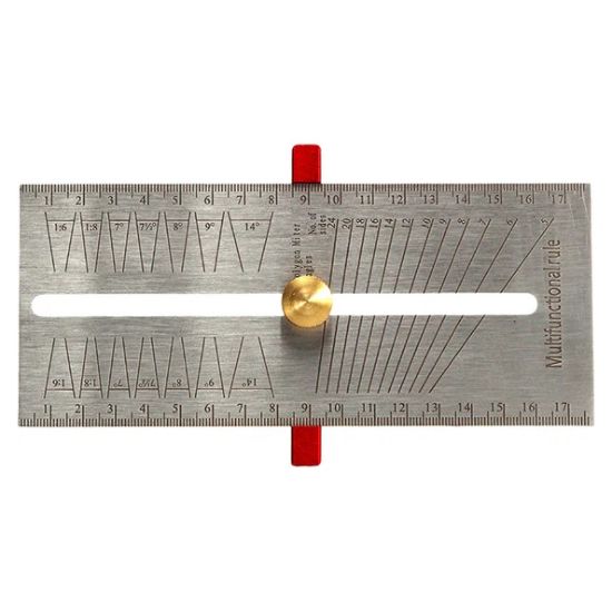 Изображение Шаблон для разметки ящичных шипов 180мм Woodwork MGR-001