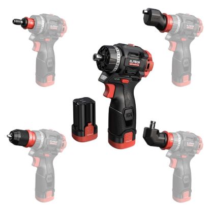 Изображение Дрель-шуруповерт аккумуляторная Elitech CD 16UL2
