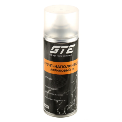 Изображение Грунт черный акриловый аэрозоль GTE-ZGA520B