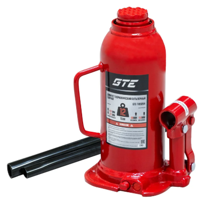 Изображение Домкрат гидравлический бутылочный 12т GTE-TH91204