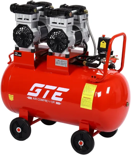 Изображение Безмасляный компрессор 109л GTE GTE-HMP109280B