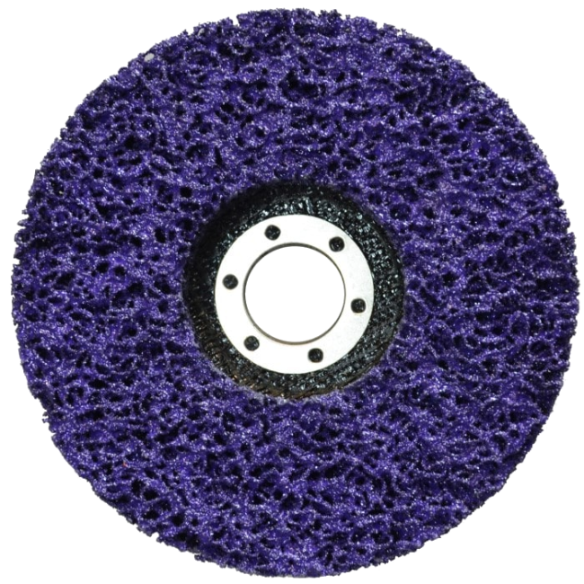 Изображение Диск шлифовальный из вспененного абразива D125х15хМ14 Purple БАЗ 00-01004623