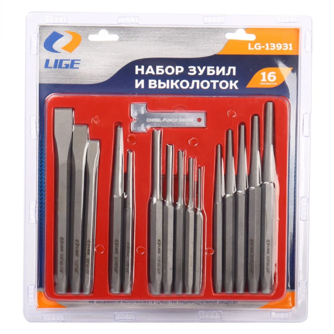 Изображение Выколотки и зубила (16шт) JTC LG-13931