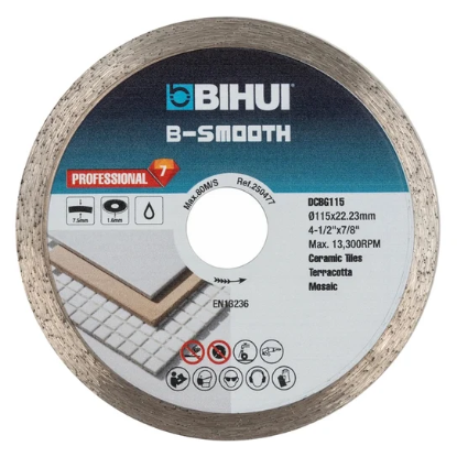 Изображение Алмазный диск 115x22.2x1.6мм Bihui DCBG115