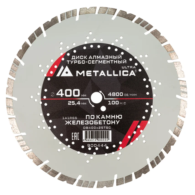 Изображение Алмазный диск 400x25.4x3.5мм Ultra Metallica 900444